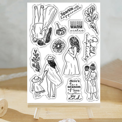 Family Time Clear Stamps
