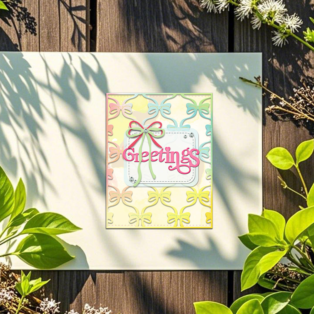 Bowknot Background Board Metal Cutting Dies