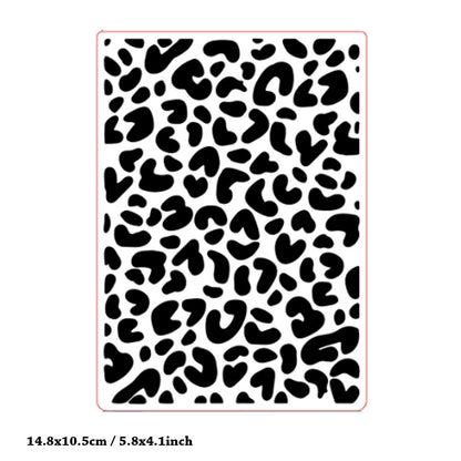 Heart Pattern Plastic Embossing Folder