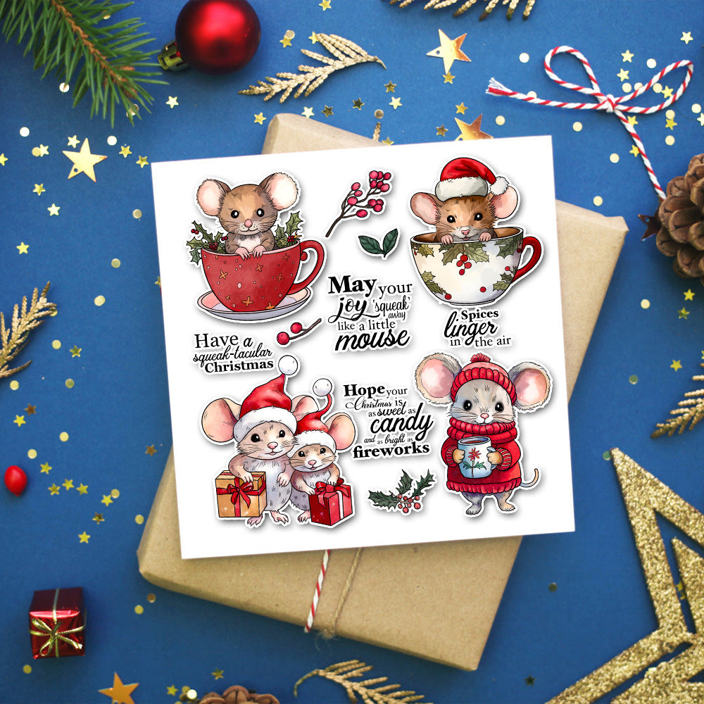 Christmas Mouse Clear Stamps