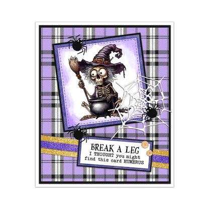 Halloween Skull Dies & Stamps Set