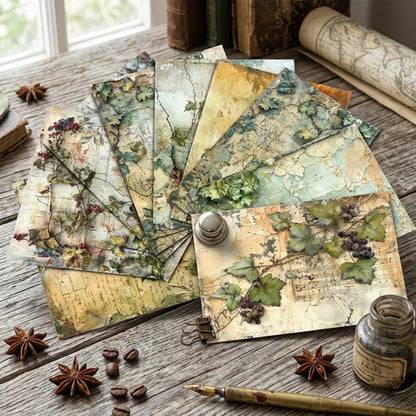 A5 Vineyard Series Journal Scrapbook Paper