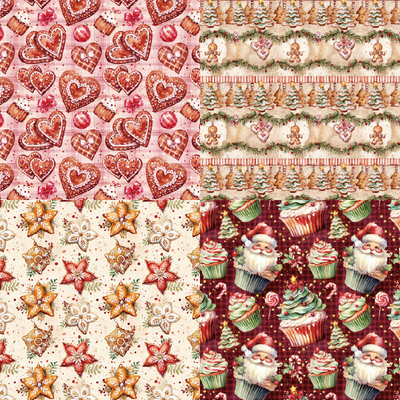 24PCS 6" Christmas Scrapbook Paper & Cardstock