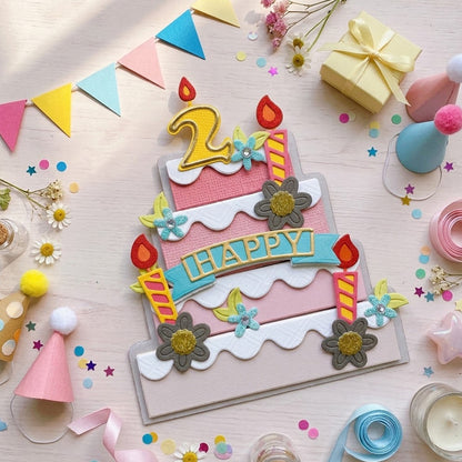 Birthday Cake Metal Cutting Dies