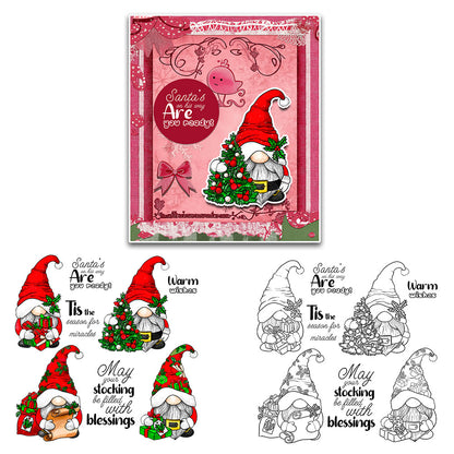 Christmas Gnomes Clear Stamps