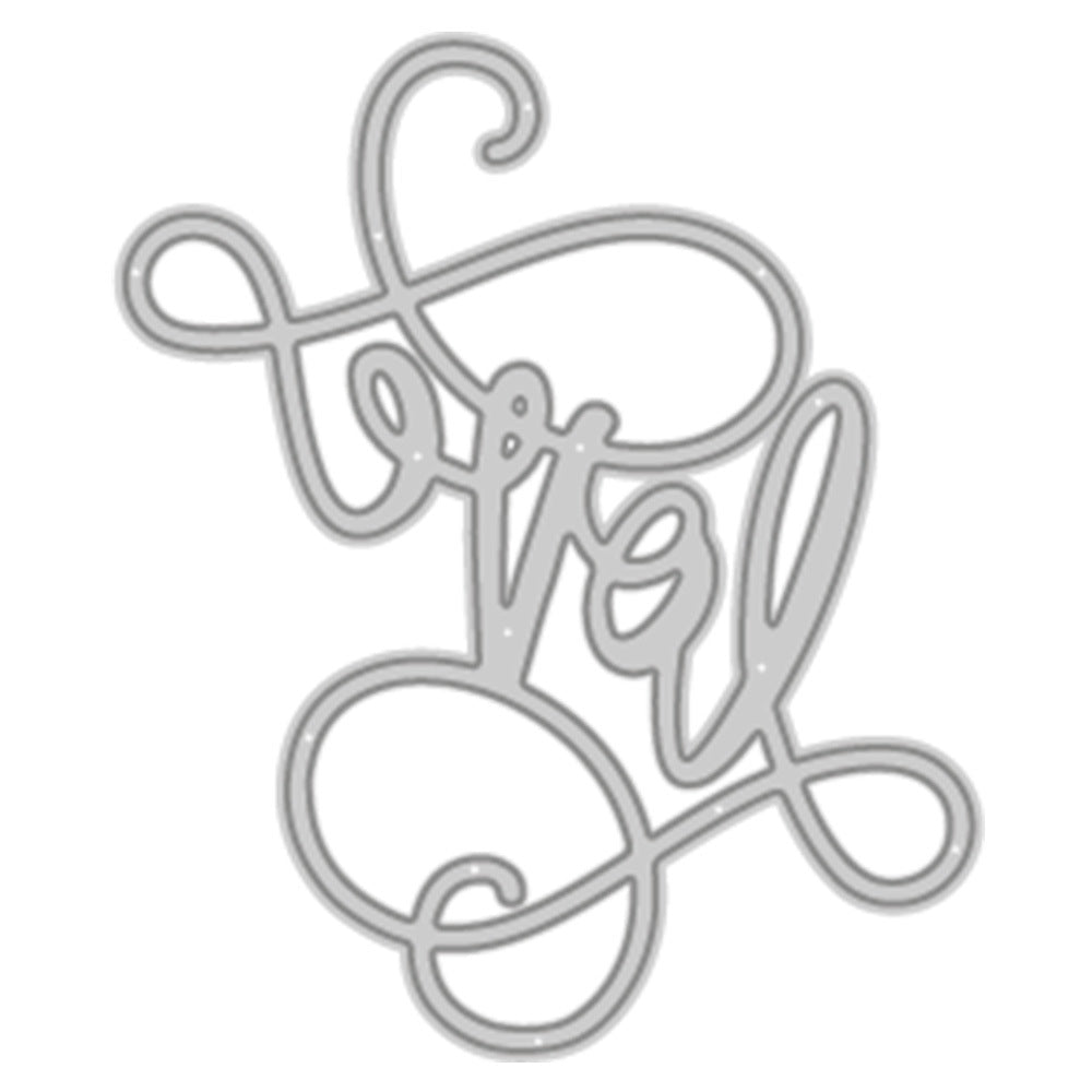 "Love" Words Metal Cutting Dies