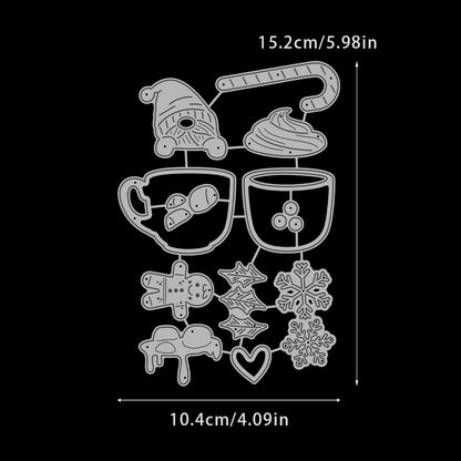 Christmas Mug Metal Cutting Dies