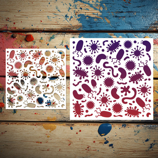 Paramecium Pattern DIY Painting Hollow Stencil