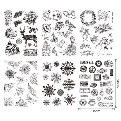 Various Patterns DIY Scrapbook Clear Stamps