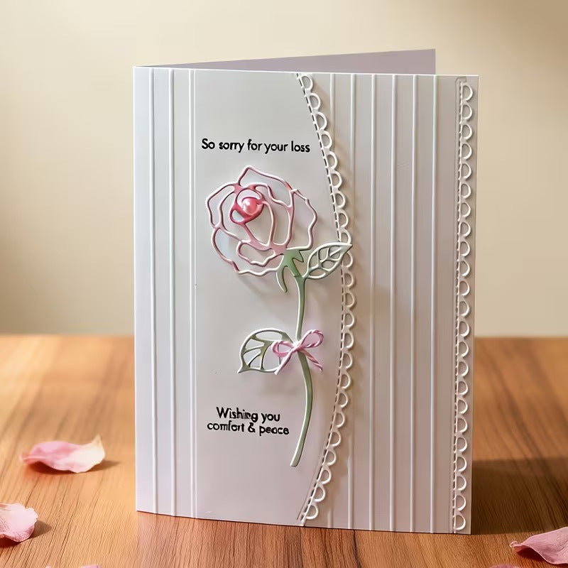 Floral Lace Border Metal Cutting Dies