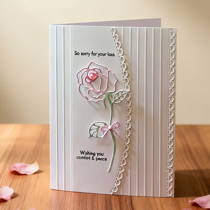 Floral Lace Border Metal Cutting Dies