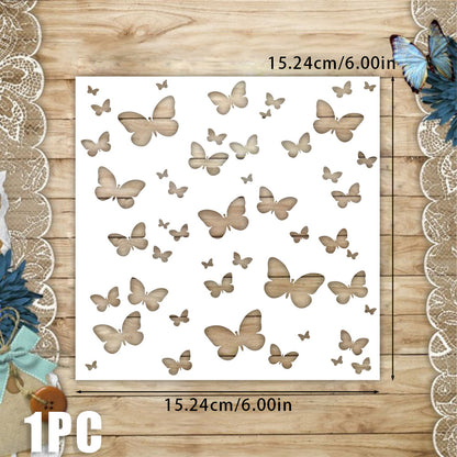 Butterfly Pattern DIY Painting Hollow Stencil