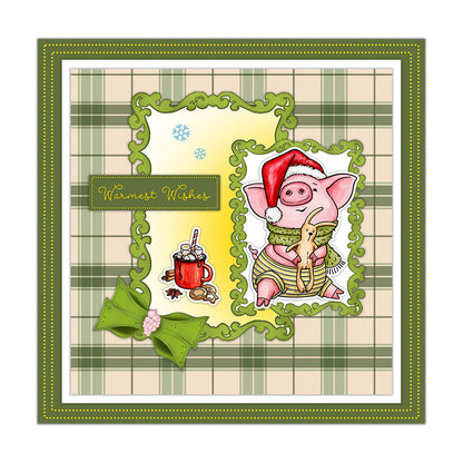 Winter Snowman and Animals Dies & Stamps Set