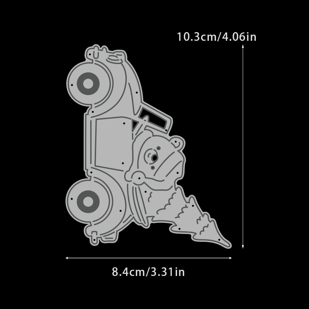 Christmas Car Metal Cutting Dies