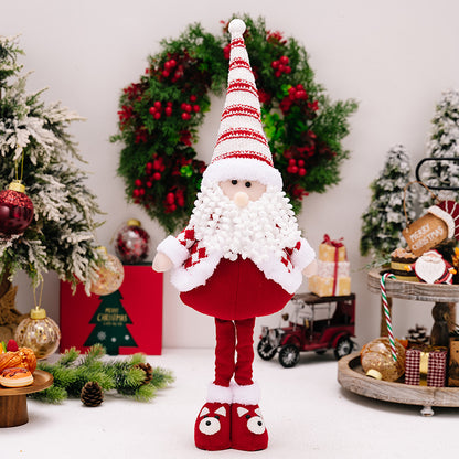 Christmas Retractable Long Legs Doll Ornaments