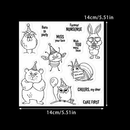 Party Animals Dies & Stamps Set