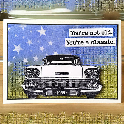 Retro Cars Clear Stamps