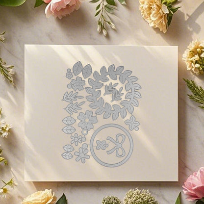 Wreath Flowers Metal Cutting Dies