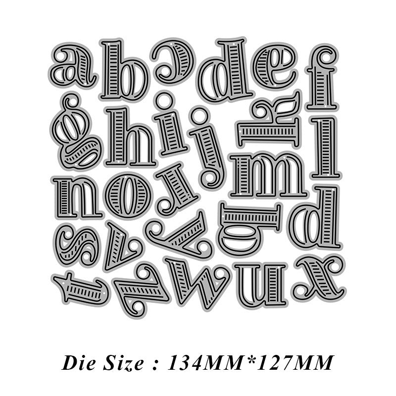 English Alphabet Metal Cutting Dies