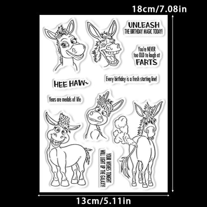 Happy Donkey Dies & Stamps Set