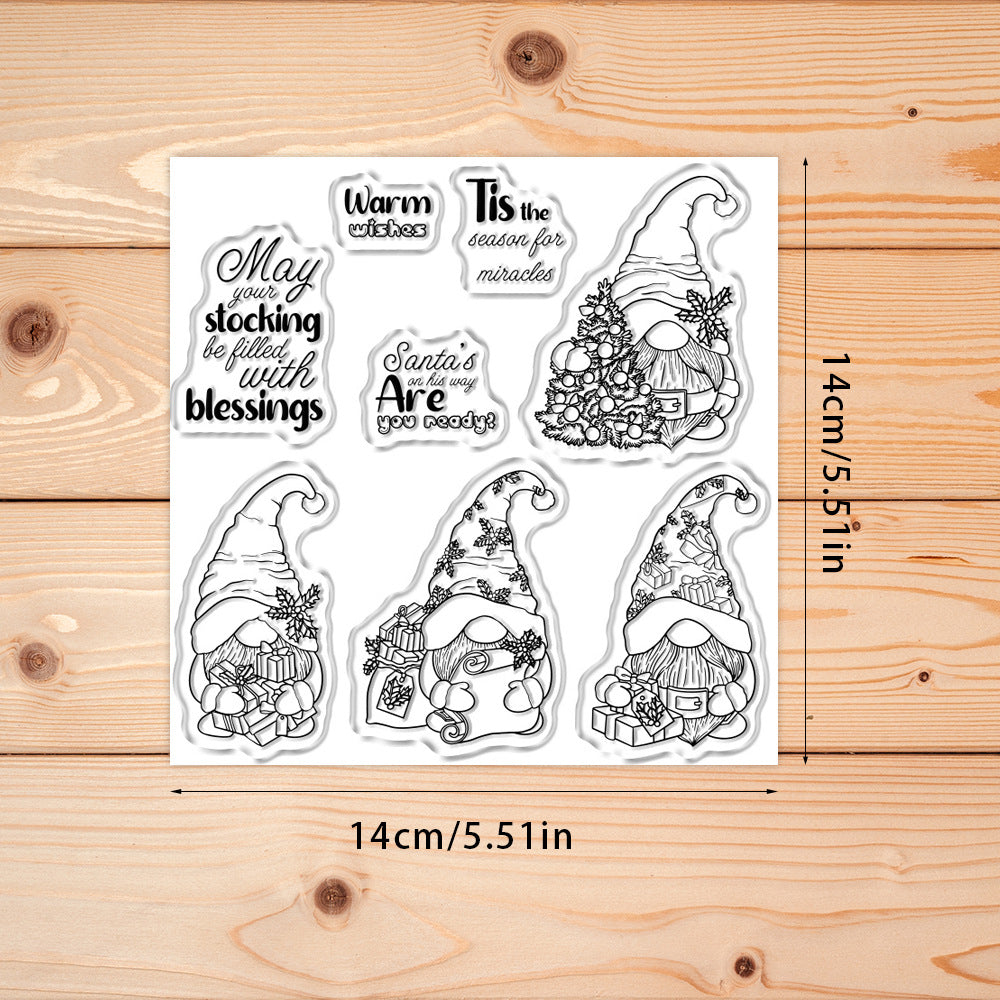 Christmas Gnomes Clear Stamps