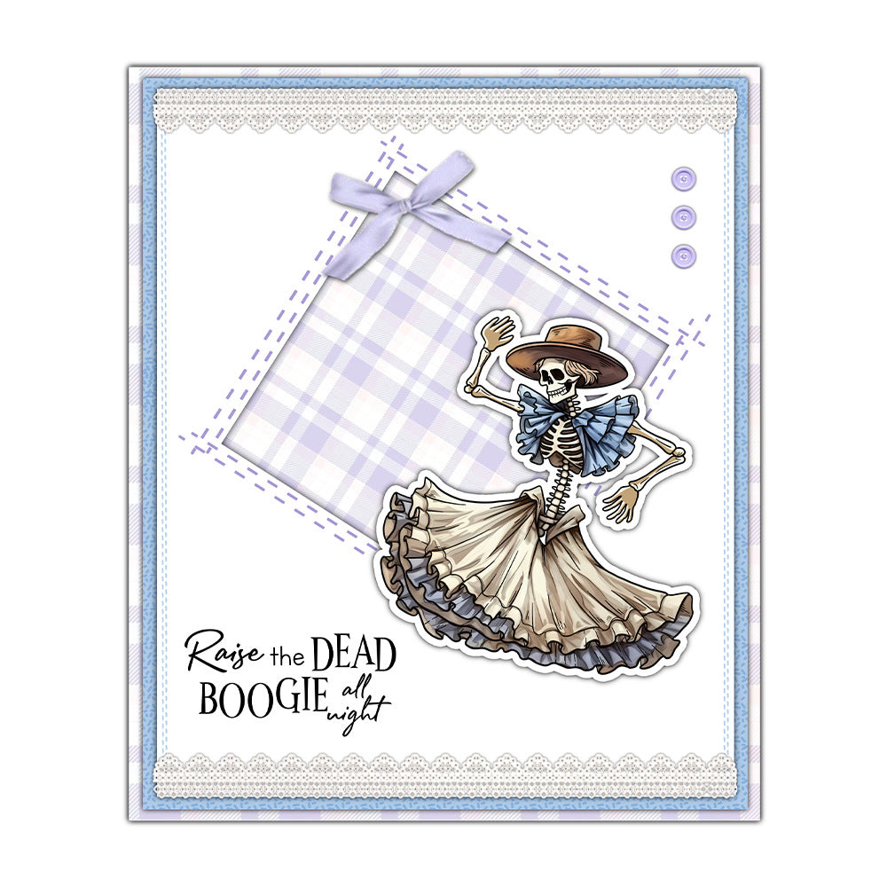 Halloween Skeleton Dies & Stamps Set