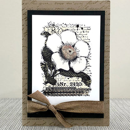 Decorative Flowers Clear Stamps