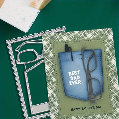 Father's Day Theme Metal Cutting Dies