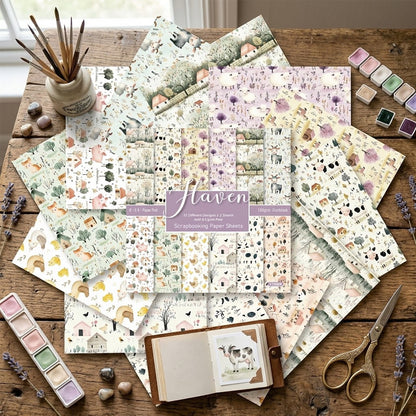 24PCS 6" Haven Scrapbook Paper & Cardstock