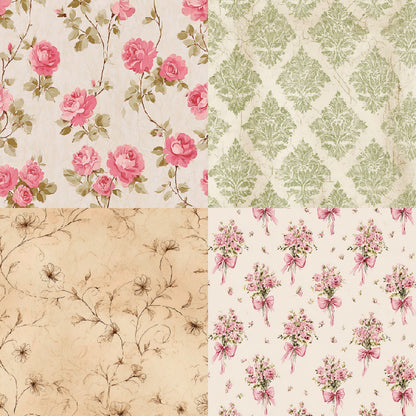 24PCS 6" Grace Scrapbook Paper & Cardstock