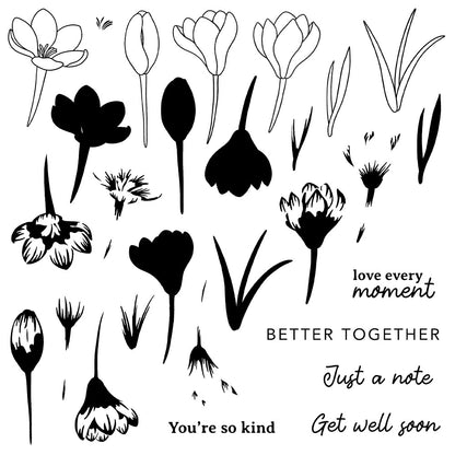 Multicolor Saffron Dies & Stamps Set