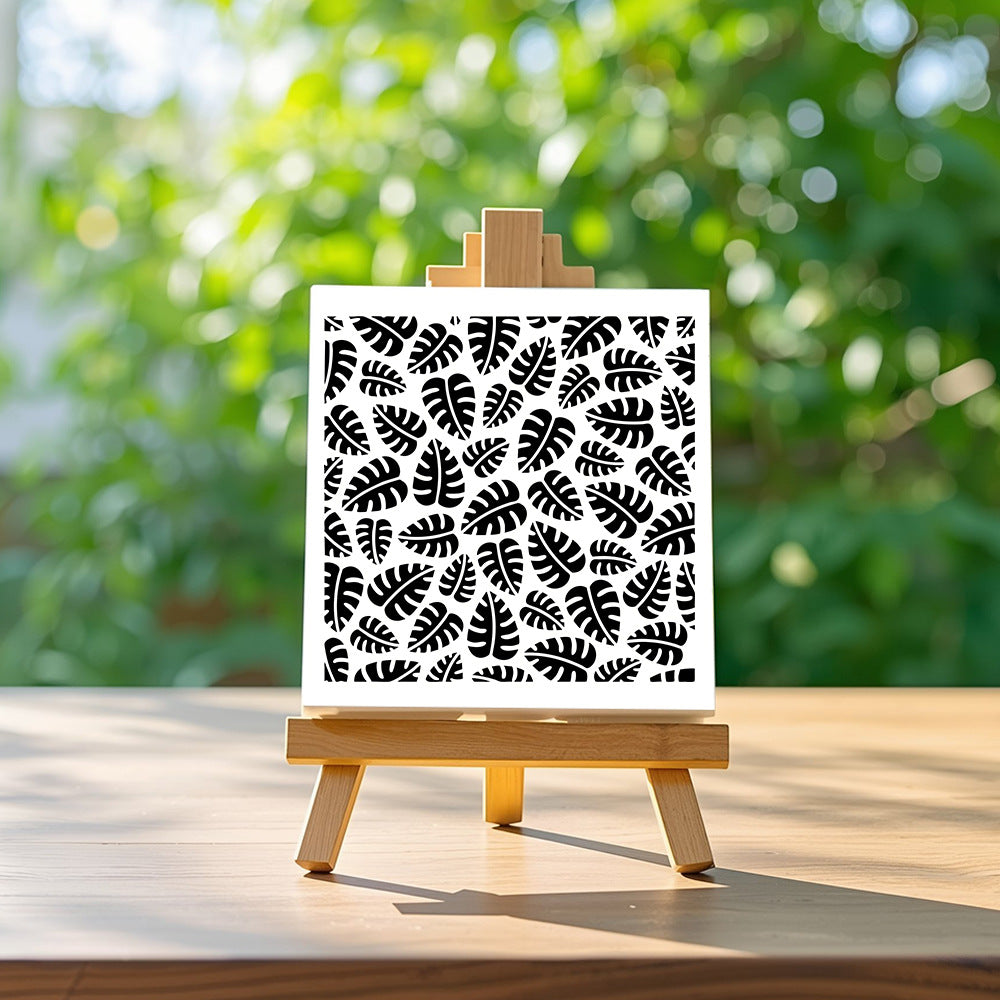 Leaf Pattern DIY Painting Hollow Stencil