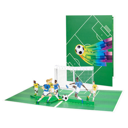 3D Creative Football Pop-Up Greeting Card