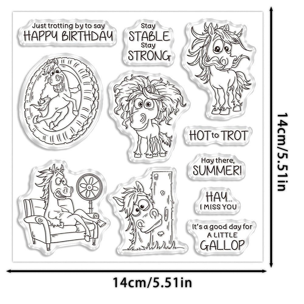 Summer Pony Dies & Stamps Set