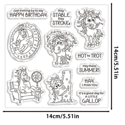 Summer Pony Dies & Stamps Set