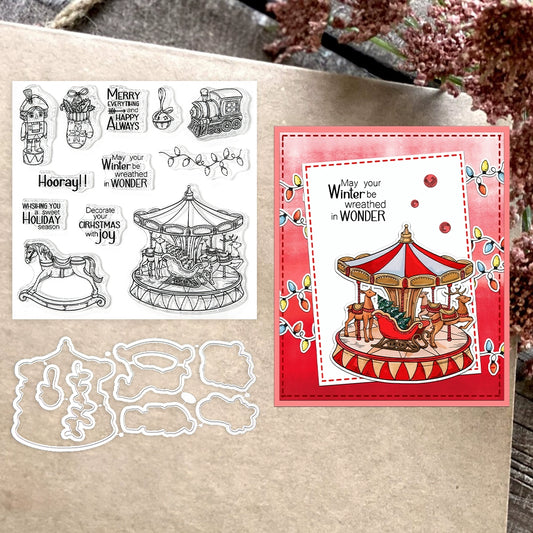 Amusement Park at Christmas Dies & Stamps Set