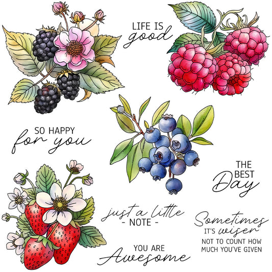 Berries Clear Stamps
