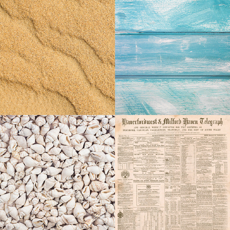 24PCS 6" Beach Scrapbook Paper & Cardstock
