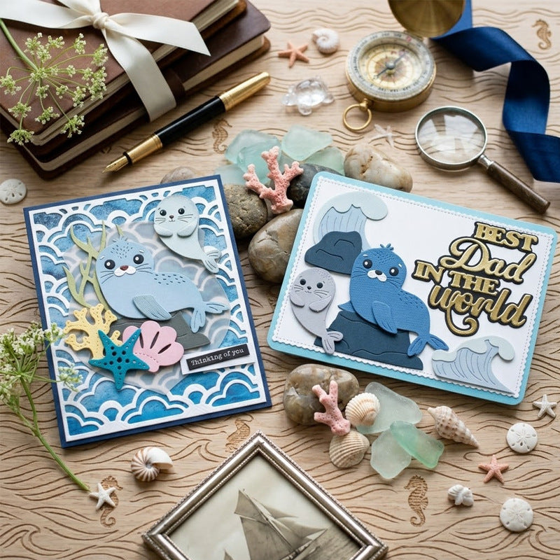 Cute Seal Metal Cutting Dies