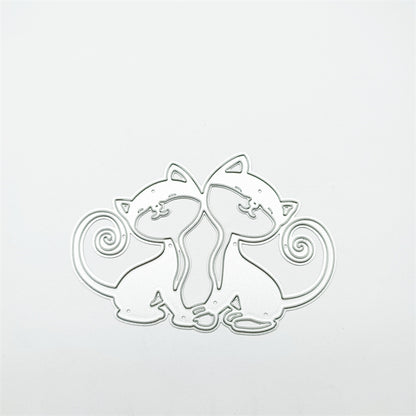 2 Pcs Cats Metal Cutting Dies