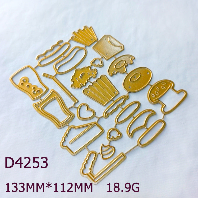 Hamburg Fries Popcorn Metal Cutting Dies