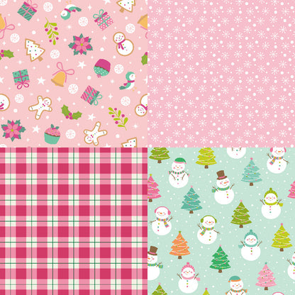 24PCS 6" Feeling Merry Scrapbook Paper & Cardstock