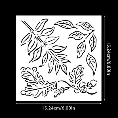 Leaves DIY Painting Hollow Stencil