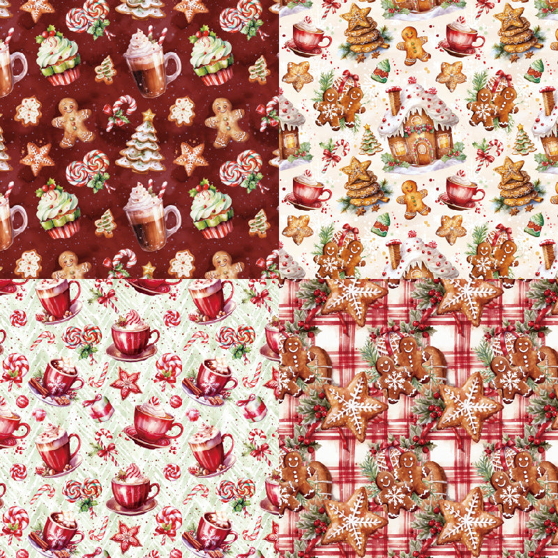 24PCS 6" Christmas Scrapbook Paper & Cardstock