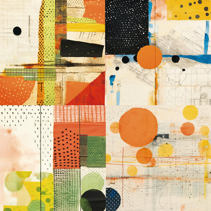24PCS 6" Collage Scrapbook Paper & Cardstock