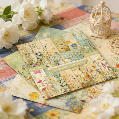 24PCS 6" Forage Scrapbook Paper & Cardstock
