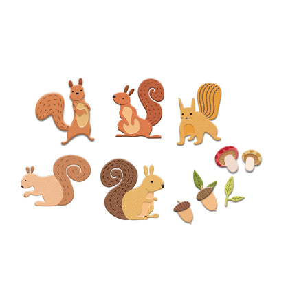 Cute Squirrels Metal Cutting Dies