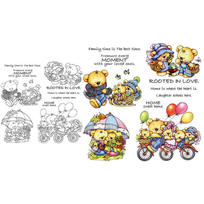 Bear Family Clear Stamps