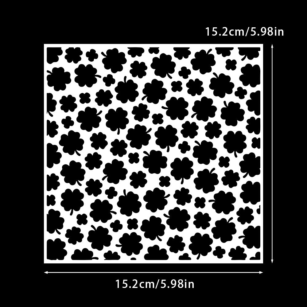 Four-Leaf Clover Pattern DIY Painting Hollow Stencil