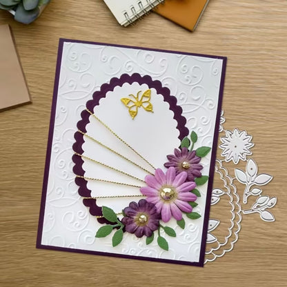 3D Lace Butterfly Flowers Metal Cutting Dies